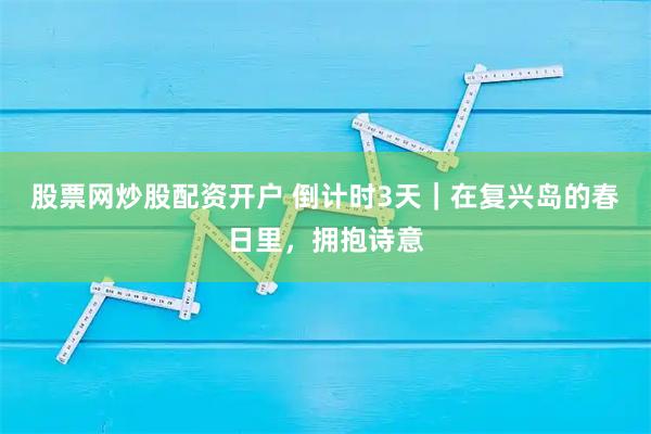 股票网炒股配资开户 倒计时3天｜在复兴岛的春日里，拥抱诗意